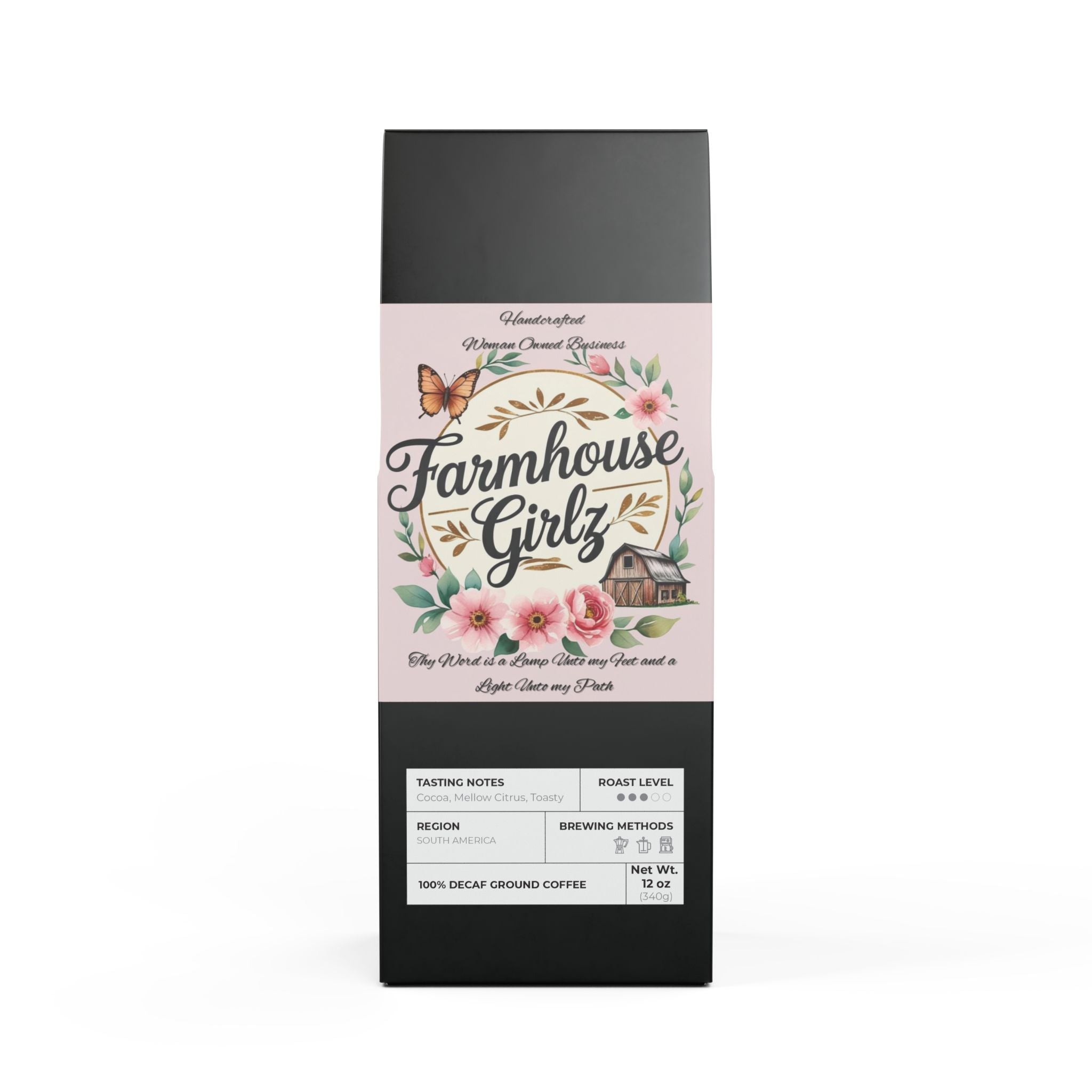 Farmhouse Girlz Ground Decaf Coffee Blend (Medium Roast)