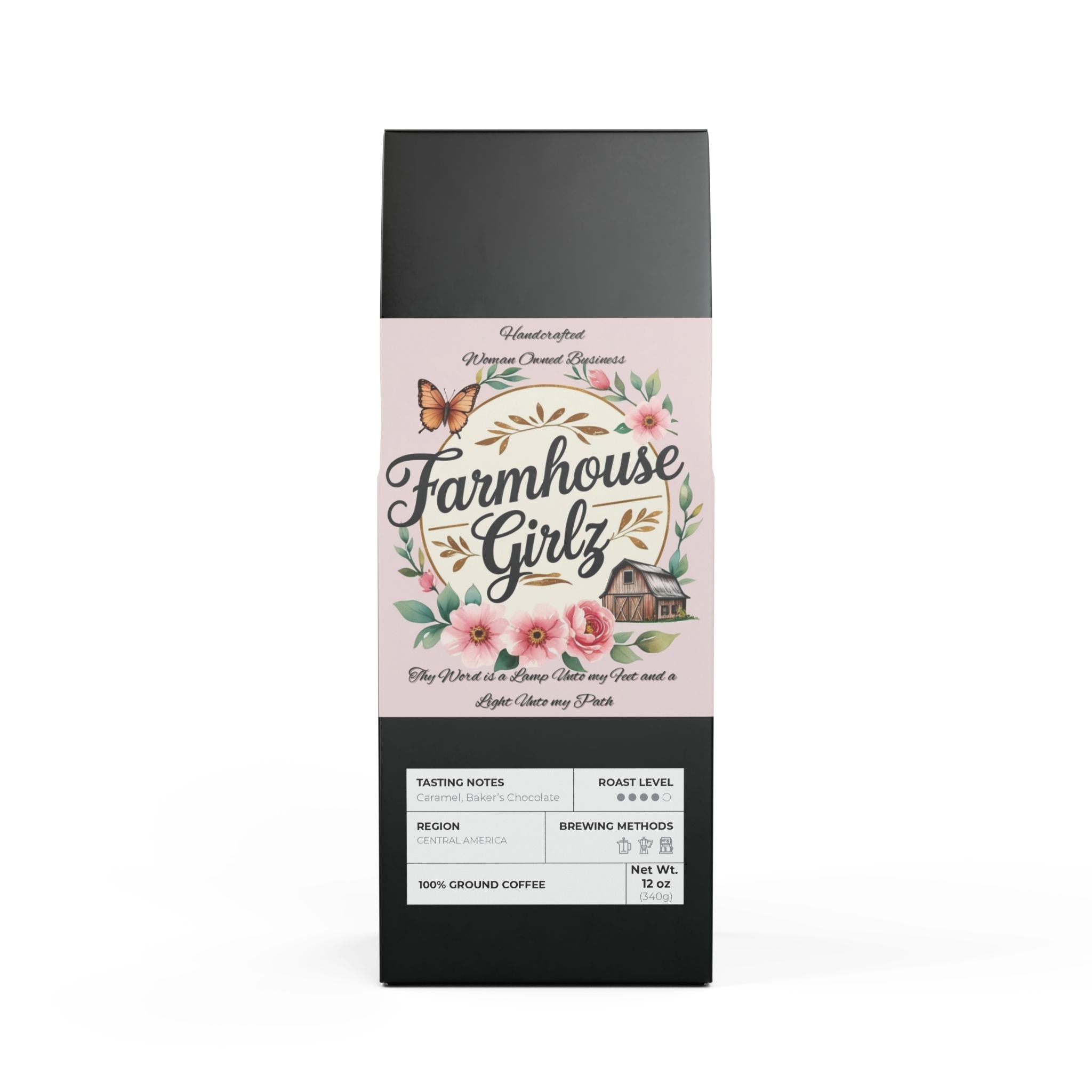 Farmhouse Girlz Ground Coffee Blend (Medium-Dark Roast)