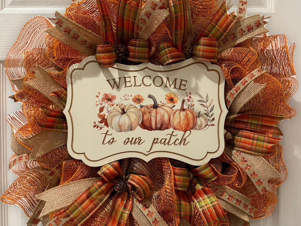 Fall Wreath: Warm Autumn Holiday Colors