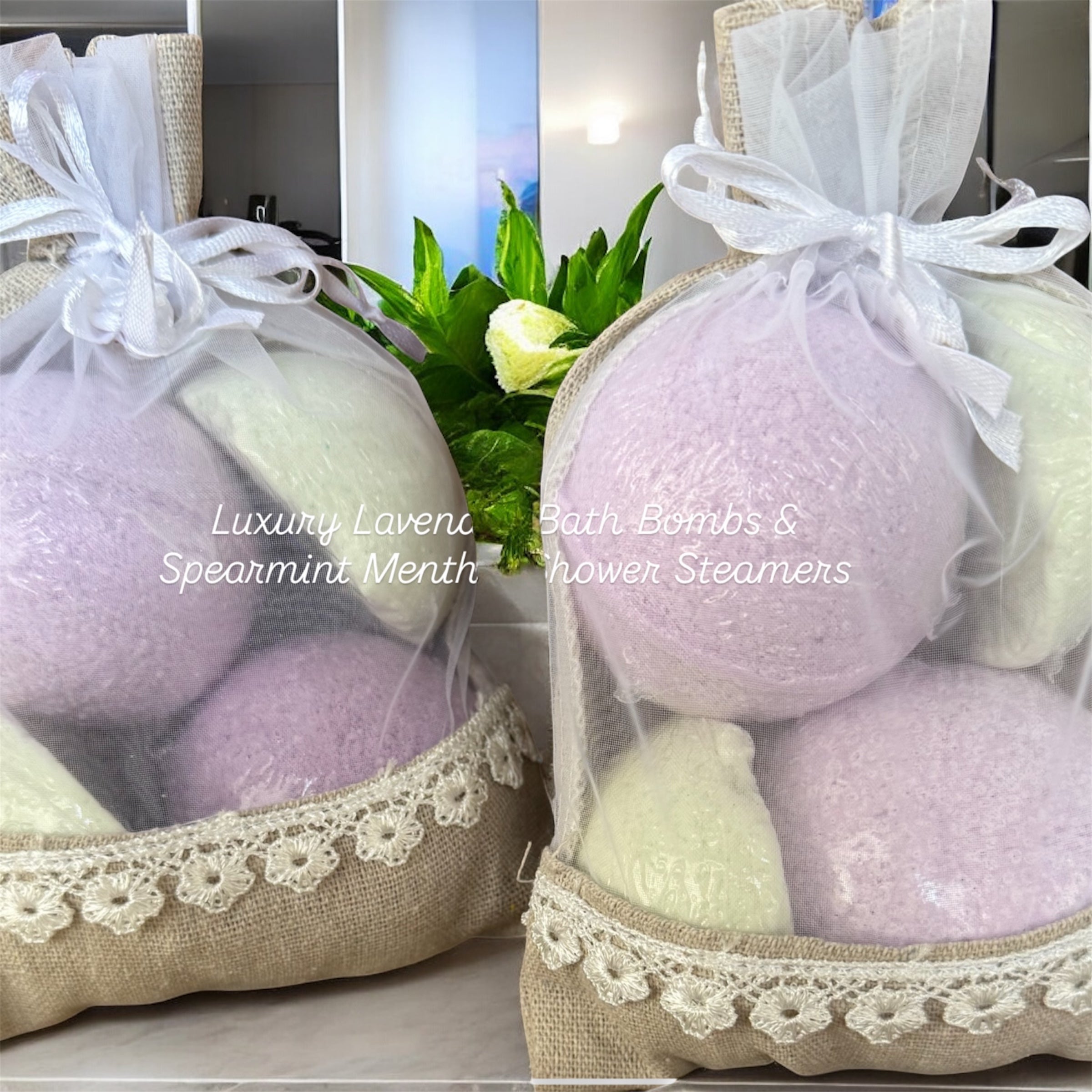 Bath Bomb & Shower Steamer Combo Gift set