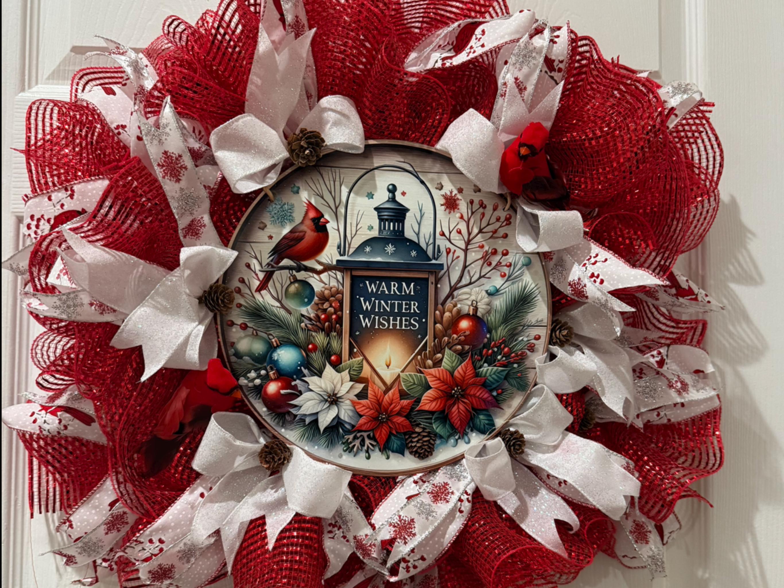 Warm Christmas Wreath