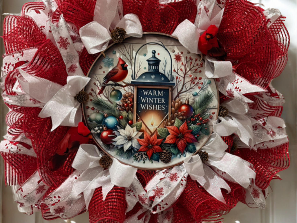 Warm Christmas Wreath