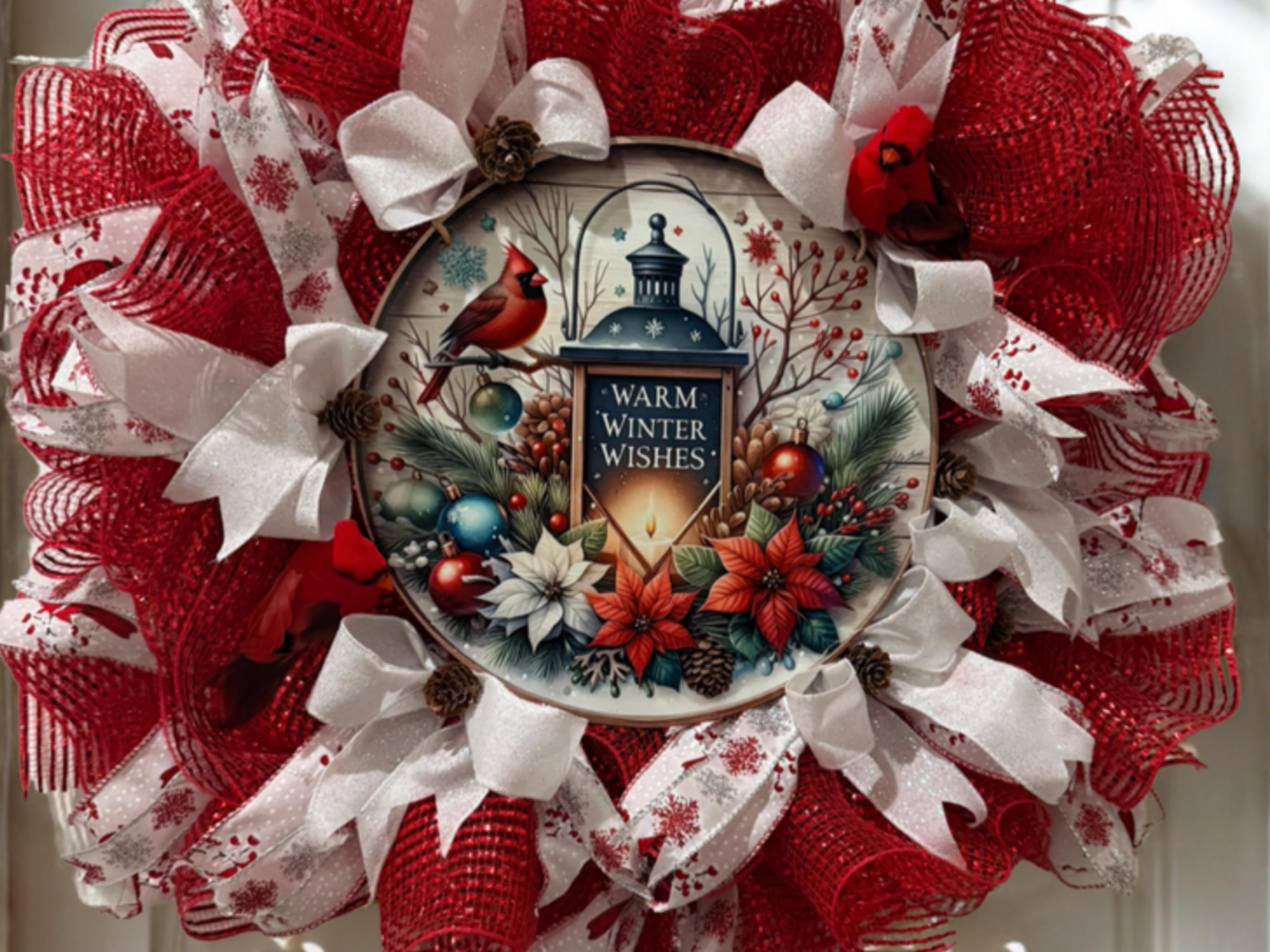 Warm Christmas Wreath